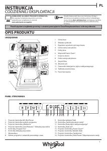 Instrukcja Whirlpool WSFO 3T223 PC X Zmywarka