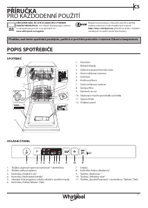Manuál Whirlpool WSIC 3M27 C Myčka na nádobí