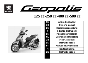 Bedienungsanleitung Peugeot Geopolis 500cc Roller