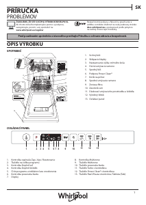 Návod Whirlpool WSIO 3T125 6PE X Umývačka riadu