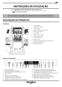 Manual Whirlpool WSIP 4O23 PFE Máquina de lavar louça