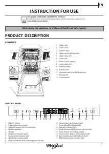 Manual Whirlpool WSIP 4O33 PFE Dishwasher