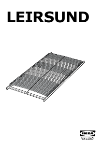 Kullanım kılavuzu IKEA LEIRSUND Sunta yatak bazası