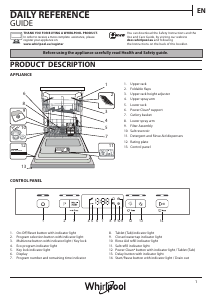 Manual Whirlpool WUC 3C24 P X Dishwasher