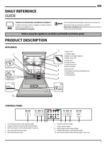 Manual Whirlpool WUE 2B19 Dishwasher