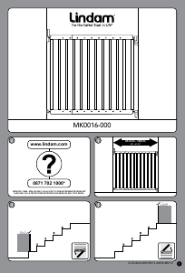 Instrukcja Lindam MK0016-000 Bramka barierka
