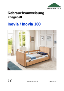Bedienungsanleitung Burmeier Inovia Krankenbett