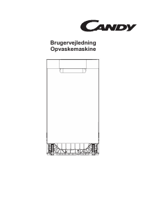 Brugsanvisning Candy CDPH 2D947X-86 Opvaskemaskine