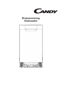 Bruksanvisning Candy CDPH 2D947W-86 Diskmaskin