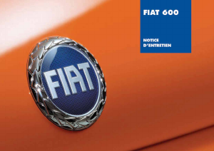 Mode d’emploi Fiat 600 (2007)
