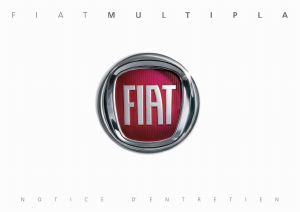 Mode d’emploi Fiat Multipla (2007)