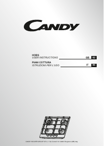 Manual Candy CHG7WLWEX Hob