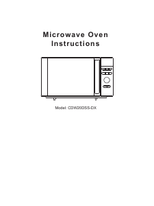 Handleiding Candy CDW20DSS-DX Magnetron