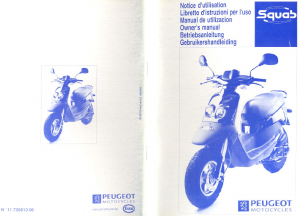 Manuale Peugeot Squab Scooter