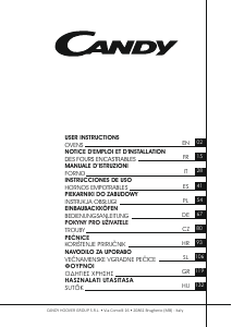Manual de uso Candy FCT686N WIFI Horno
