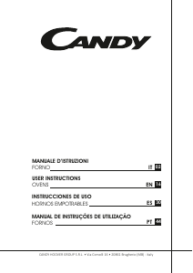 Manual de uso Candy OCTP886X Horno