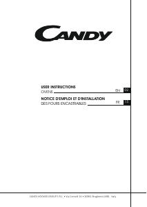 Manual Candy FCTS896X WIFI Oven