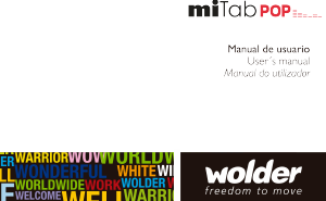 Handleiding Wolder miTab Pop Tablet