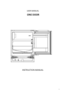 Manual Candy CRU 164 NE/N Refrigerator