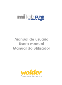Handleiding Wolder miTab Funk Tablet