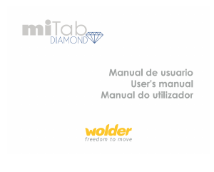 Manual Wolder miTab Diamond Tablet