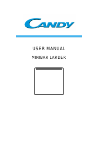 Manual Candy CFL 050 EN Refrigerator