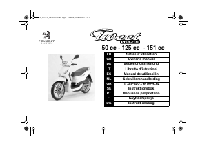 Bedienungsanleitung Peugeot Tweet 150cc Roller