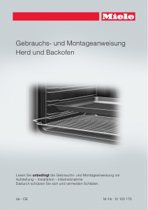 Bedienungsanleitung Miele H 2663 BP Backofen