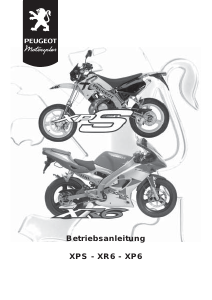 Bedienungsanleitung Peugeot XP6 Roller