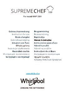 Návod Whirlpool MWPN 3391 SX Mikrovlnná rúra