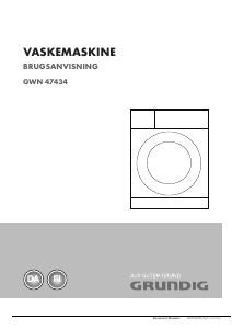 Käyttöohje Grundig GWN 47434 Pesukone