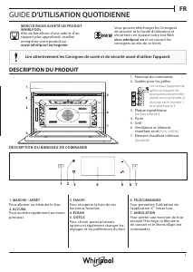 Mode d’emploi Whirlpool W11 ME150 Micro-onde