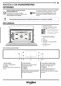 Priročnik Whirlpool W11I ME150 Mikrovalovna pečica