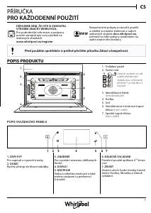 Manuál Whirlpool W11I ME150 Mikrovlnná trouba