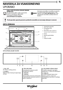 Priročnik Whirlpool W11I MW161 Mikrovalovna pečica