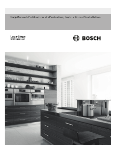 Mode d’emploi Bosch WAT28401UC Lave-linge