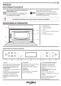 Bruksanvisning Whirlpool W7 MD440 Mikrovågsugn