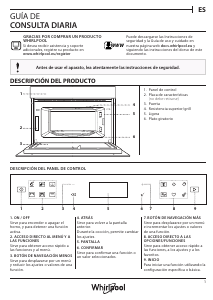 Manual de uso Whirlpool W7 MD440 Microondas
