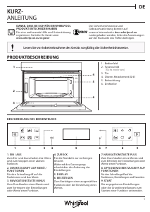 Bedienungsanleitung Whirlpool W7 MD440 Mikrowelle