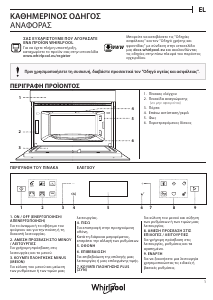 Εγχειρίδιο Whirlpool W7 MD440 NB Φούρνος μικροκυμάτων