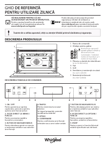 Manual Whirlpool W7 ME450 Cuptor cu microunde