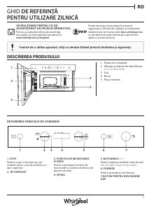 Manual Whirlpool W7 MN810 Cuptor cu microunde