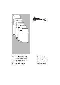 Handleiding Balay 3FE2430B Koel-vries combinatie