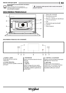 Manual Whirlpool W9 MD260 BSS Cuptor cu microunde