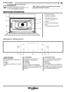 Εγχειρίδιο Whirlpool W9 MD260 IXL Φούρνος μικροκυμάτων