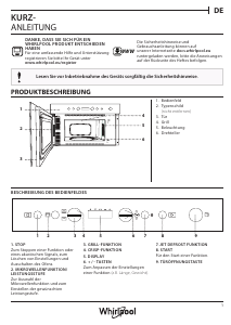 Bedienungsanleitung Whirlpool W9 MN840 IXL Mikrowelle