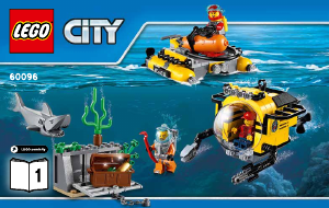 Instrukcja Lego set 60096 City Podwodna baza