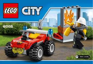 Manual Lego set 60105 City Fire ATV