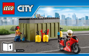 Manual Lego set 60108 City Fire response unit