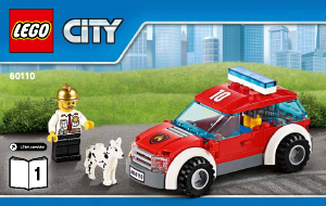 Bedienungsanleitung Lego set 60110 City Grosse Feuerwehrstation